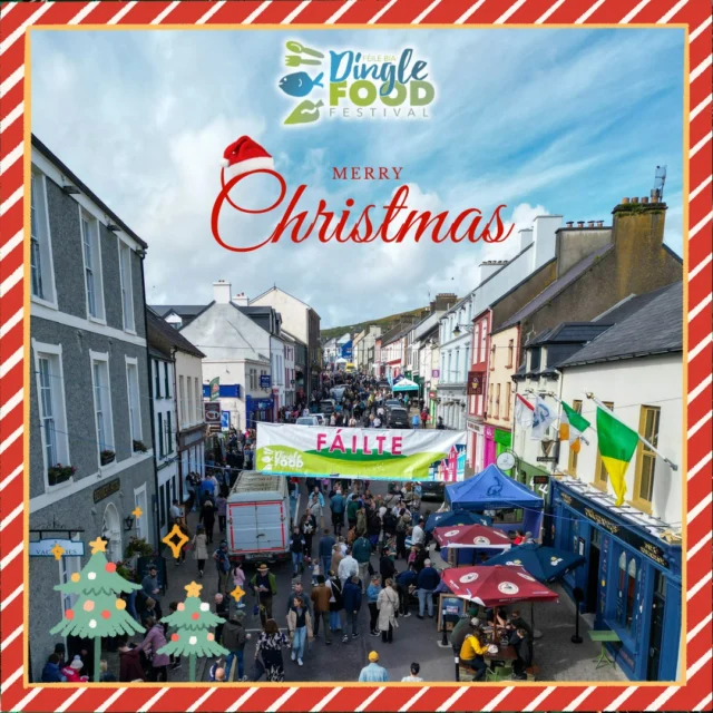 🎄✨ Nollaig Shona daoibh go léir! ✨🎄
As the holiday season lights up our little corner of the world, the Dingle Food Festival committee would like to wish you all a very Happy Christmas! 🎅🌟
Thank you for your incredible support, joy, and community spirit throughout the year – especially during our festival! 🍴💛 Here's to more delicious moments and unforgettable memories in the New Year.
Stay safe, stay warm, and enjoy all the festive treats! 🎁🍷
Nollaig Shona agus Athbhliain faoi Mhaise Daoibh! 🌟🎶
#HappyChristmas #DingleFoodFestival #NollaigShona #DingleCommunity